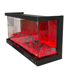 90 cm 3 Tarafı Açık Elektrikli Şömine