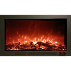 95 cm Elektrikli Şömine Metal Çerçeve (Isılı, Ses Efektli)