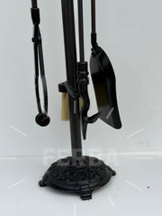 Ahşap Başlı Şömine Maşa Takımı