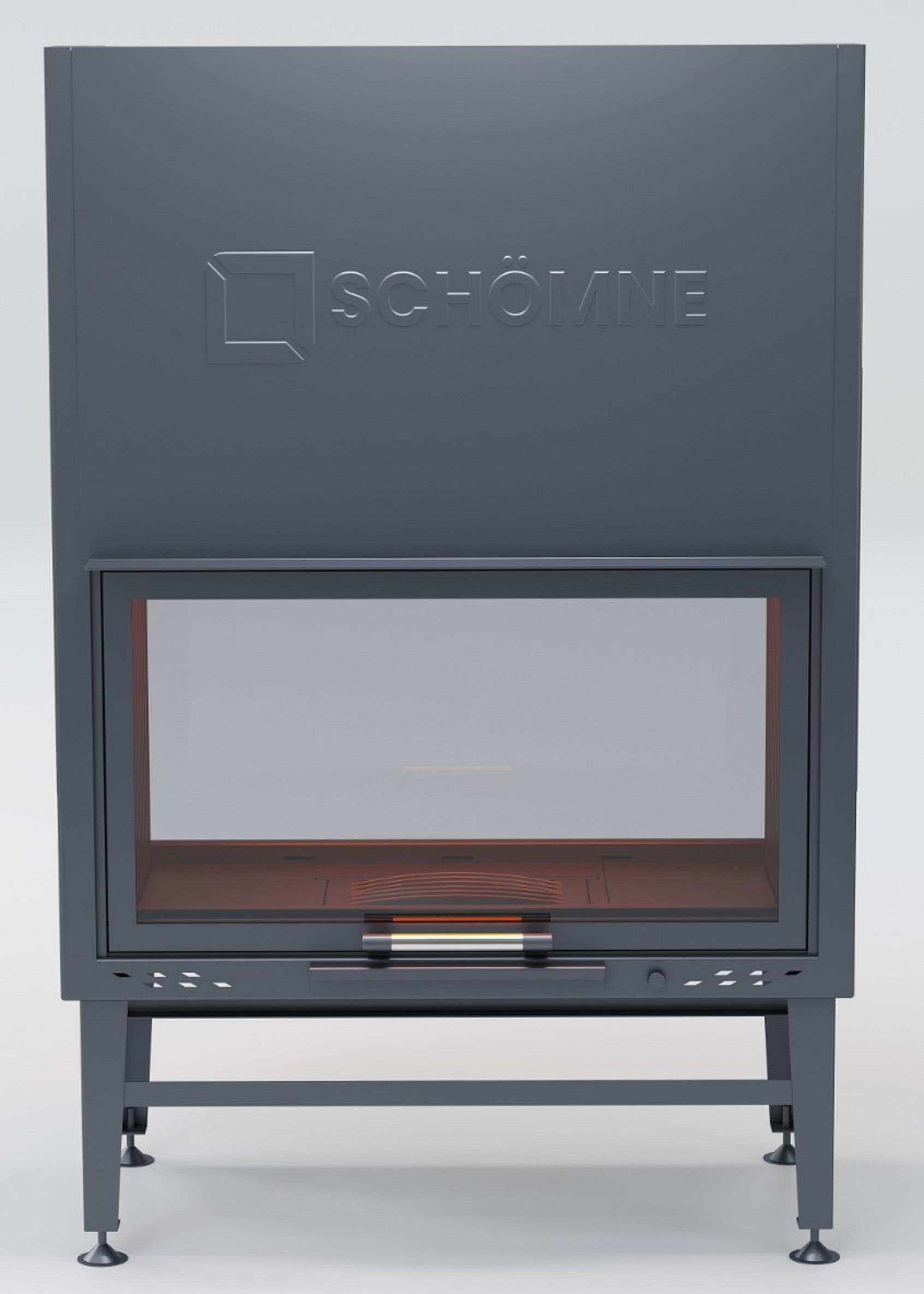 Asansörlü Tünel Çelik Şömine Haznesi 140 cm