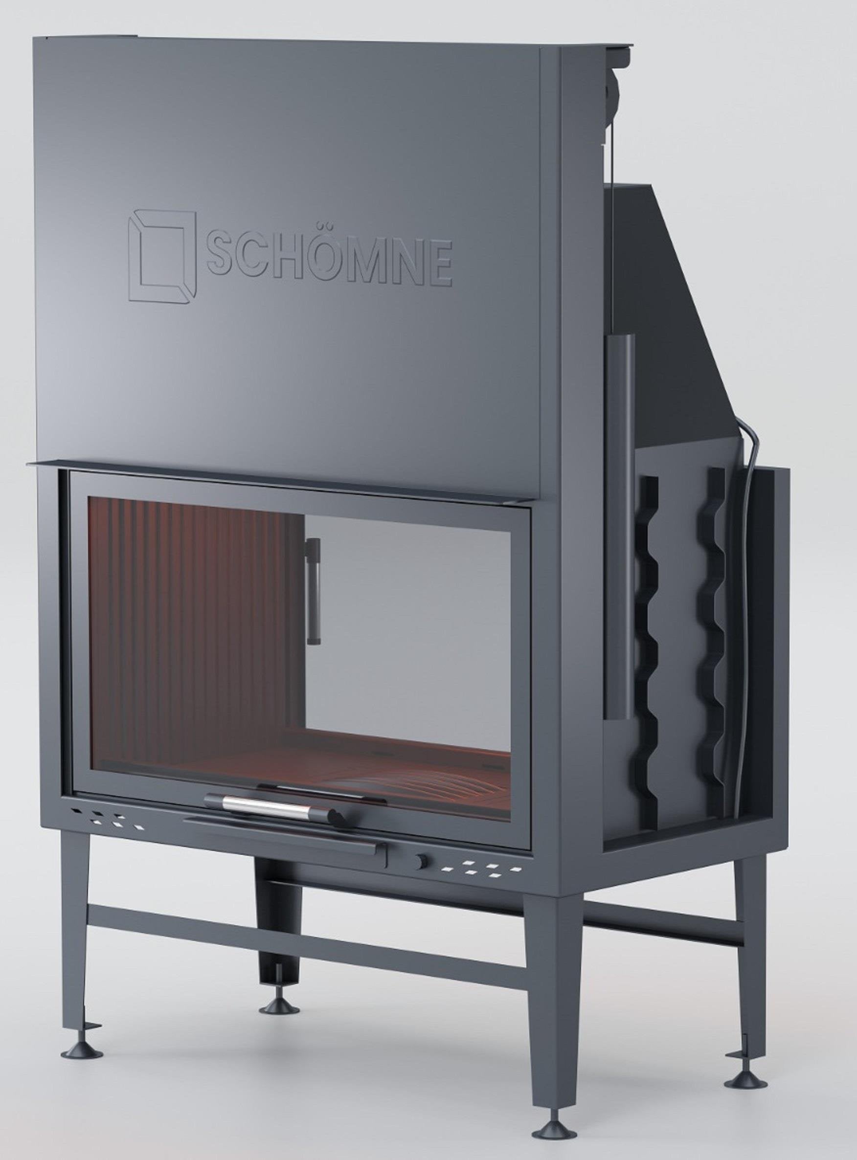 Asansörlü Tünel Çelik Şömine Haznesi 180 cm