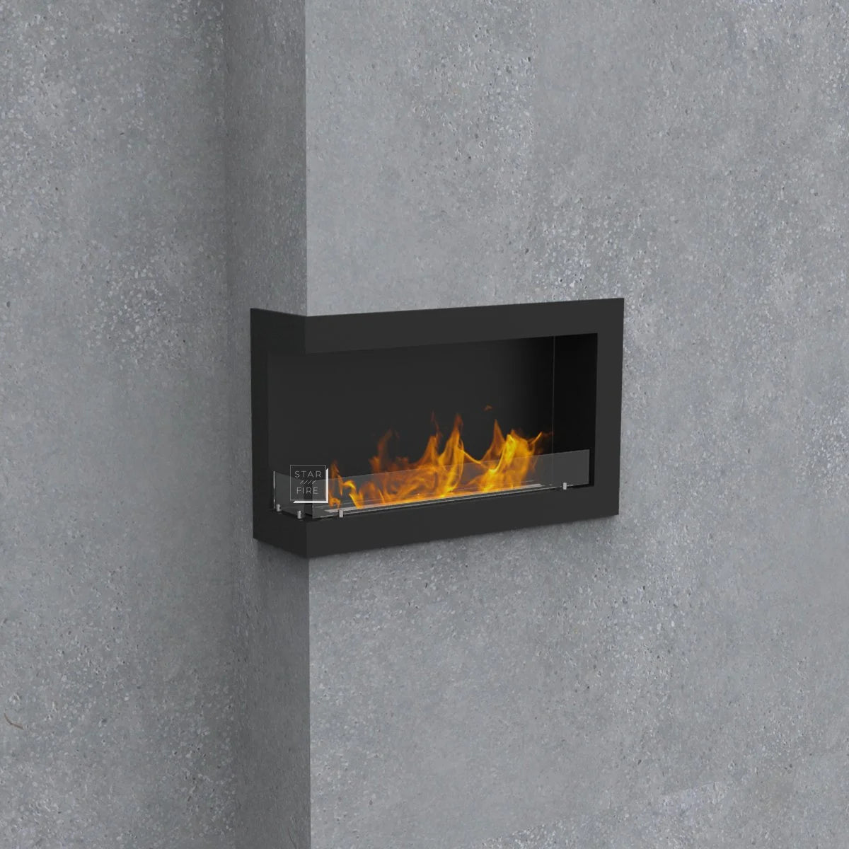 Biethanol Şömine L Tipi Sol Açık 90cm