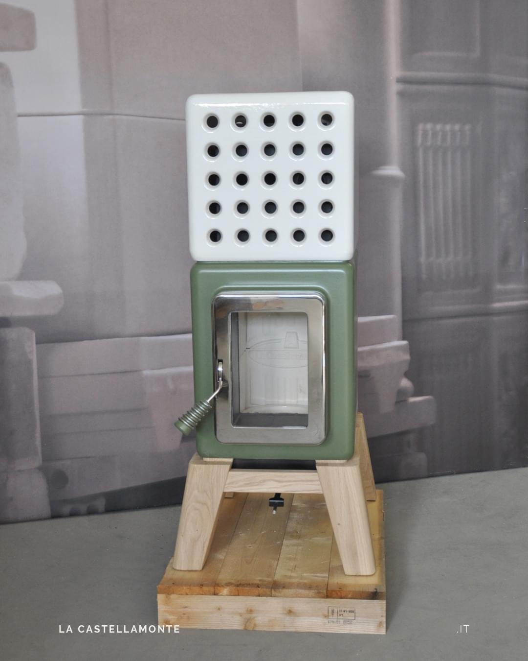 Cubi Stack Wood Seramik Odun Sobası