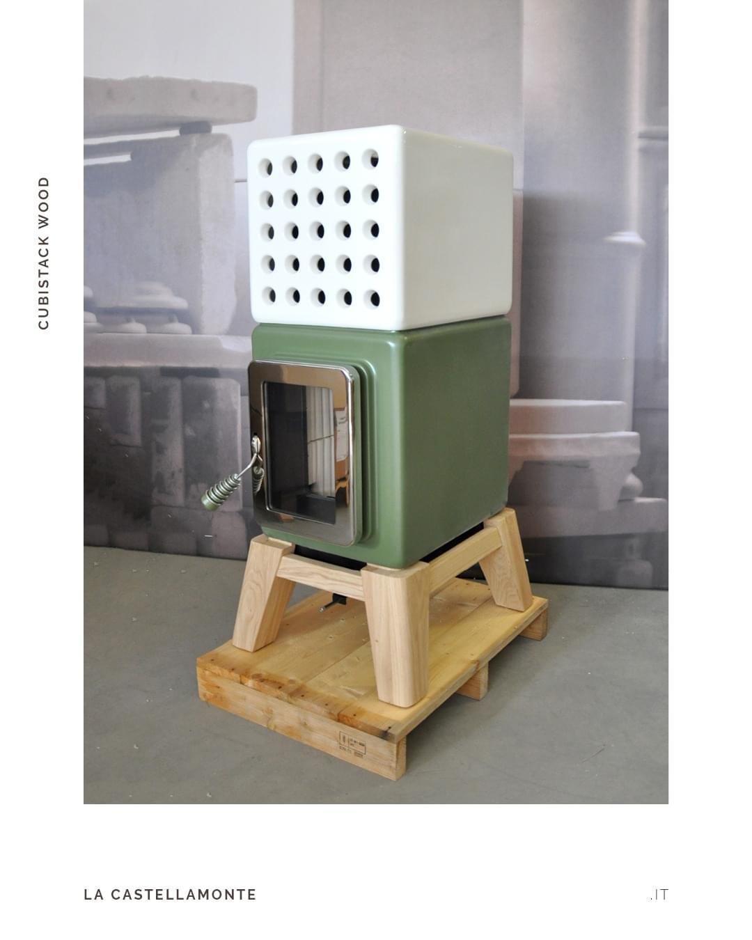 Cubi Stack Wood Seramik Odun Sobası