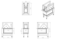 Epi Asansörlü Şömine Haznesi 120 cm