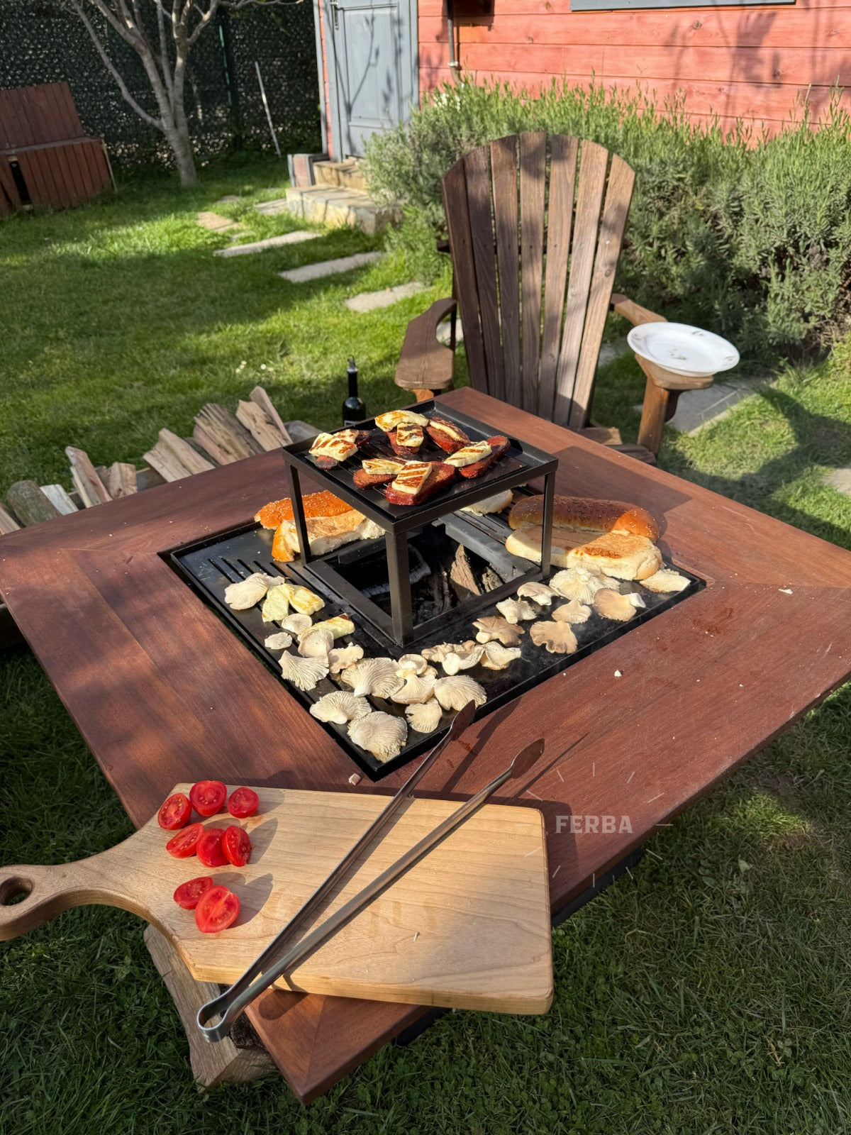 FERBA Balera Bahçe Şöminesi Ateş Çukuru