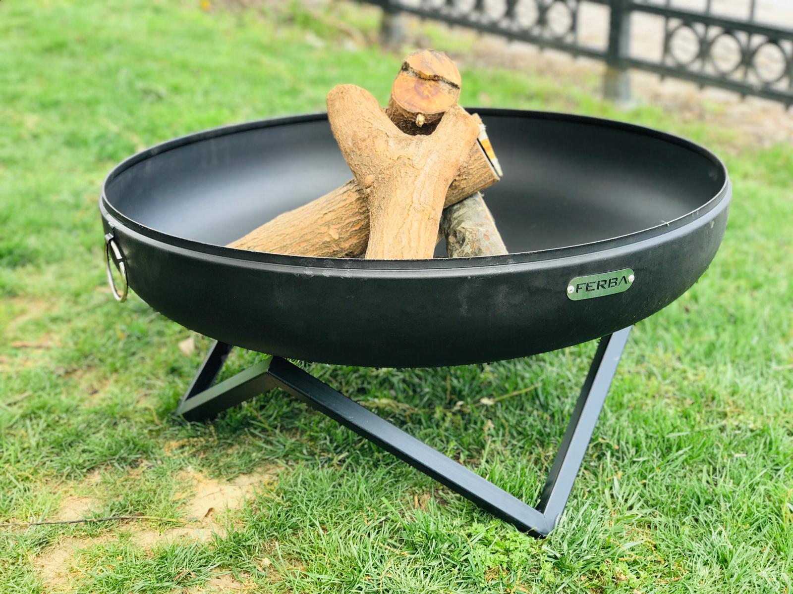FERBA Black Fuego 75 Bahçe Şöminesi Ateş Çukuru