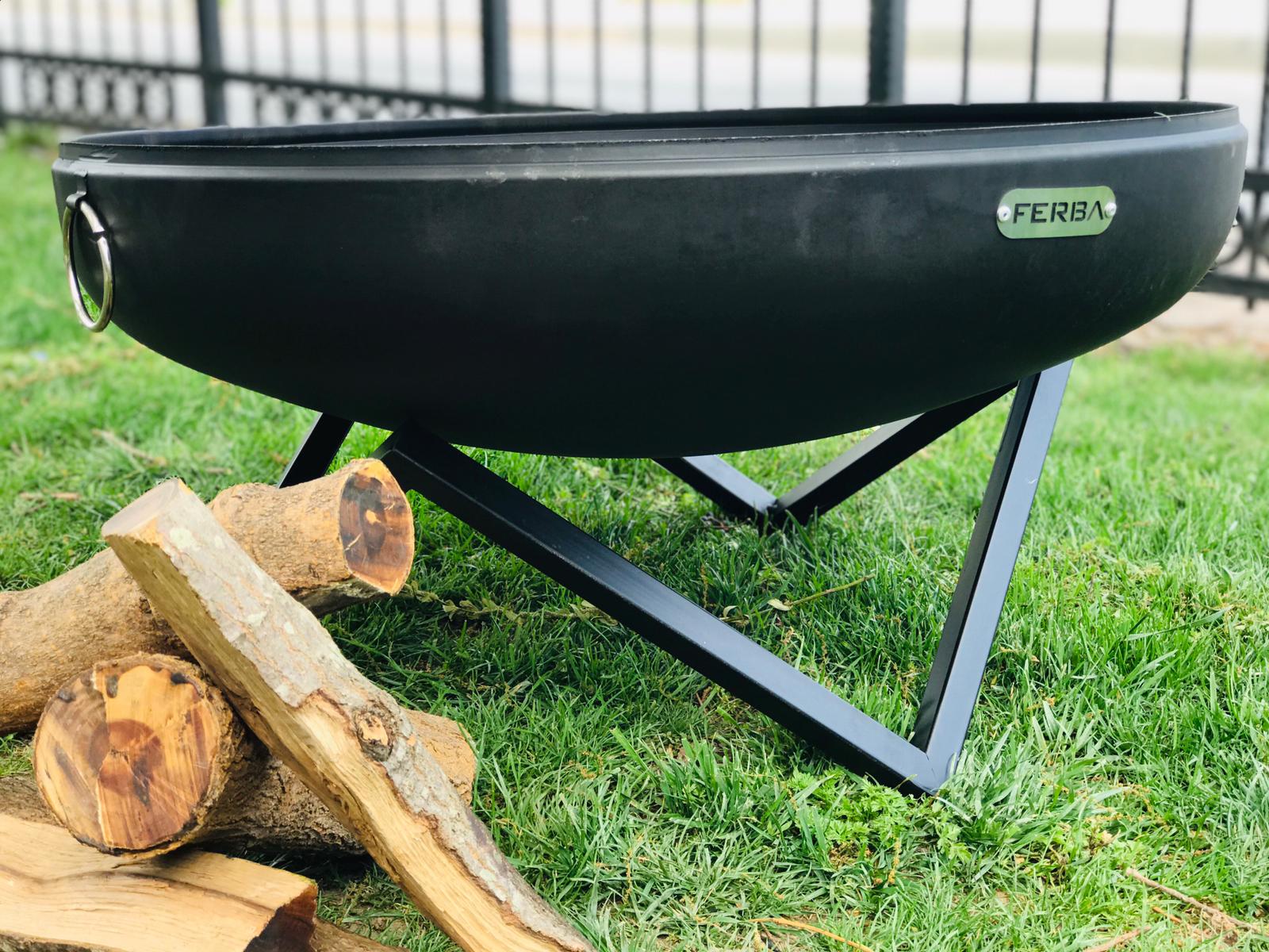 FERBA Black Fuego 75 Bahçe Şöminesi Ateş Çukuru