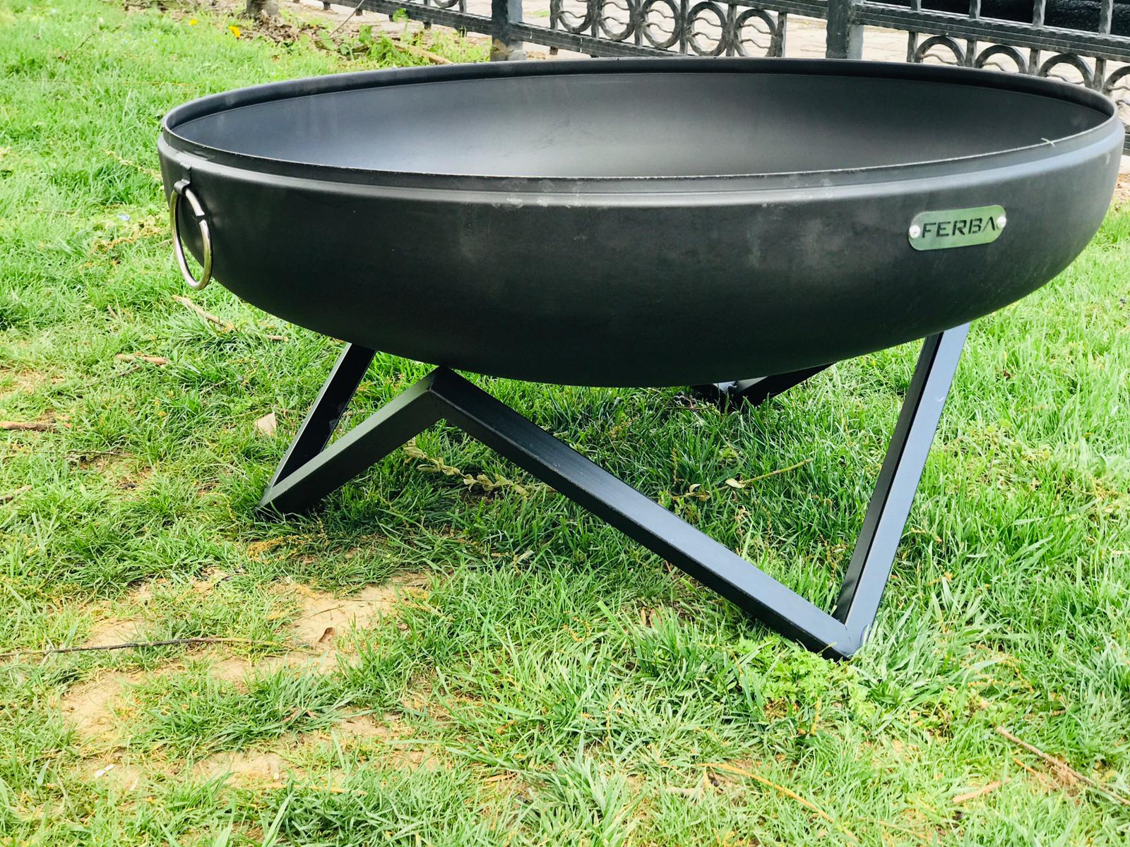 FERBA Black Fuego 75 Bahçe Şöminesi Ateş Çukuru