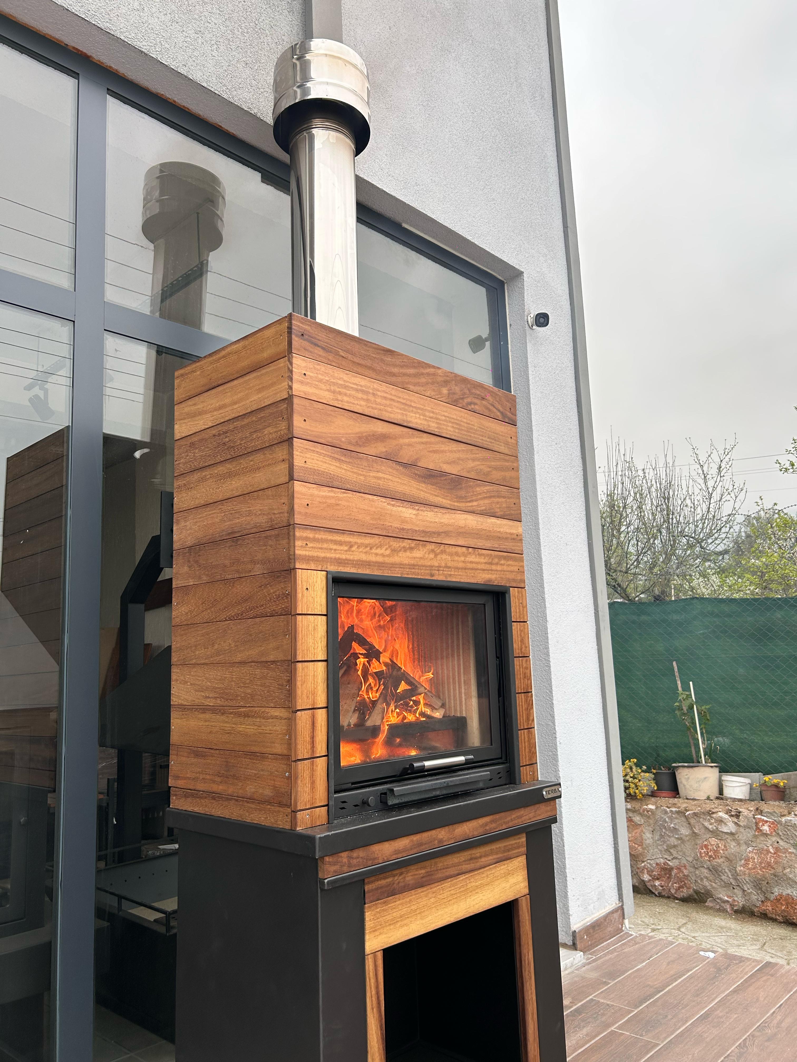 FERBA İhlal İroko Bahçe Barbekü Mangal