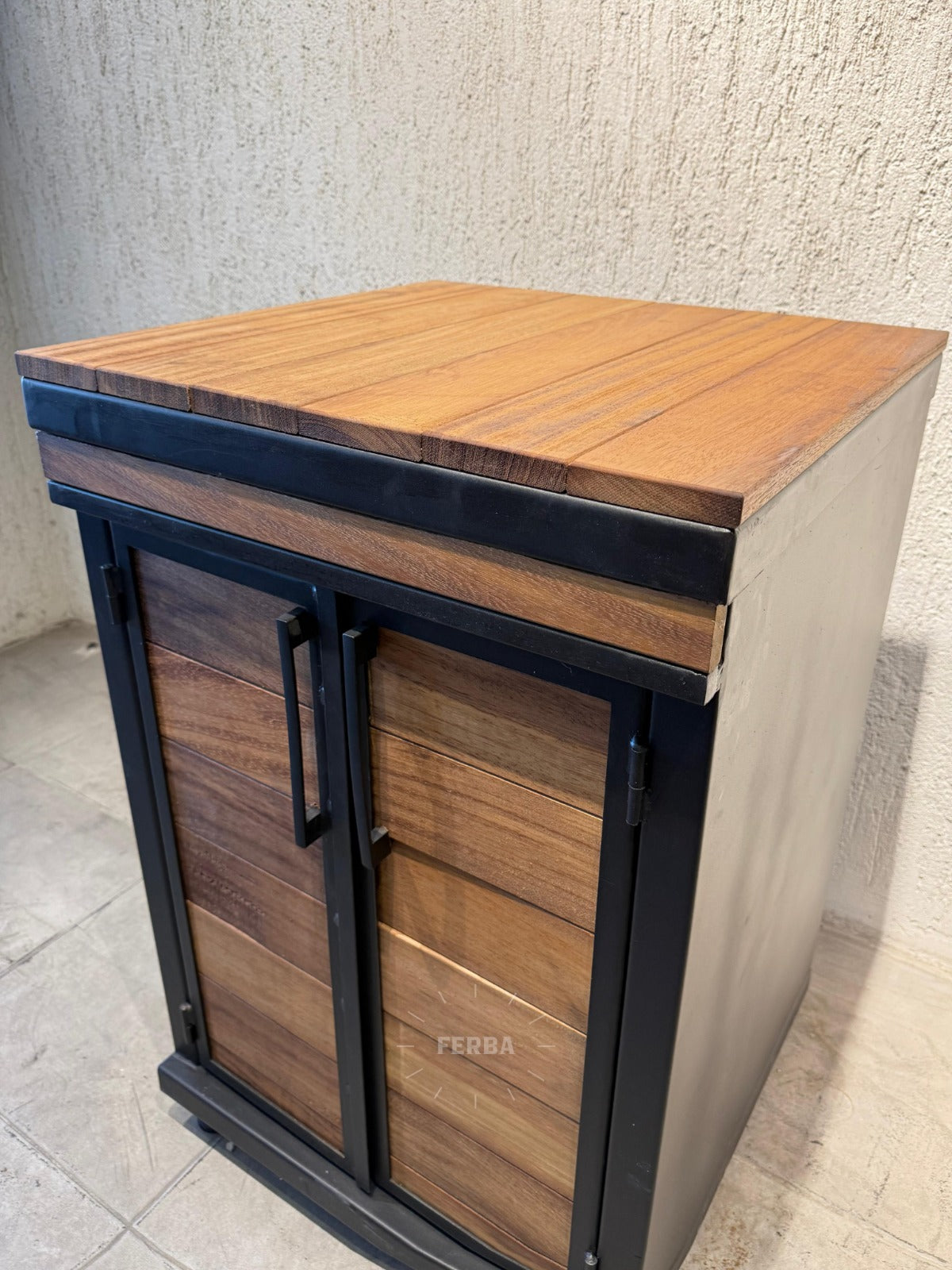 FERBA Çift Kapaklı Barbekü Tezgahı