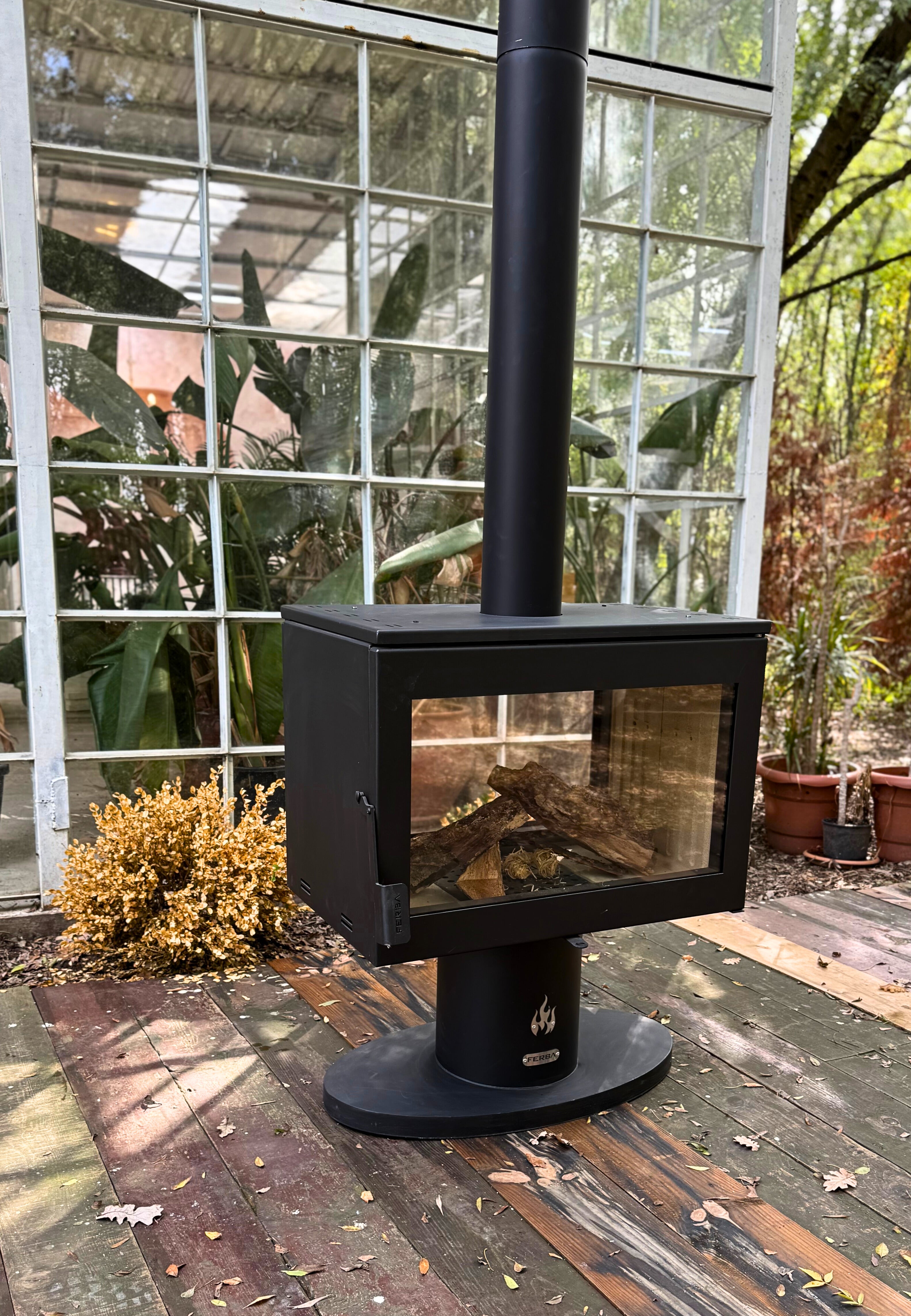 FERBA Double Face Design Şömine Soba