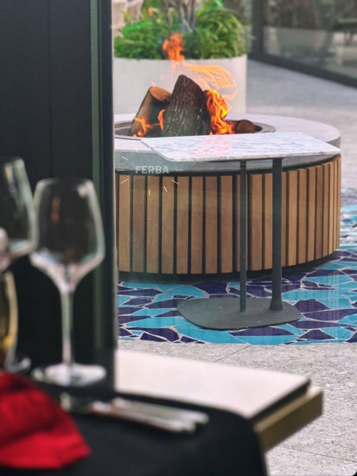 FERBA Harmony Round Bahçe Ateş Çukuru