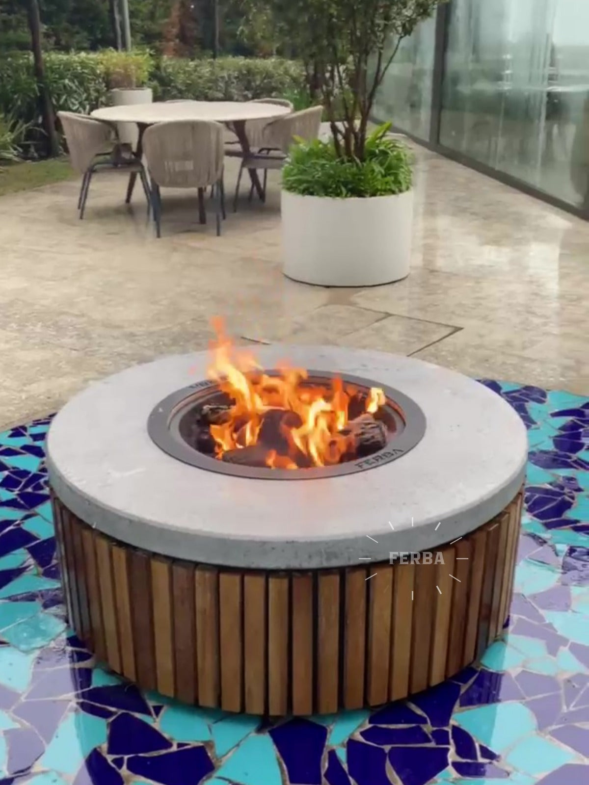 FERBA Harmony Round Bahçe Ateş Çukuru