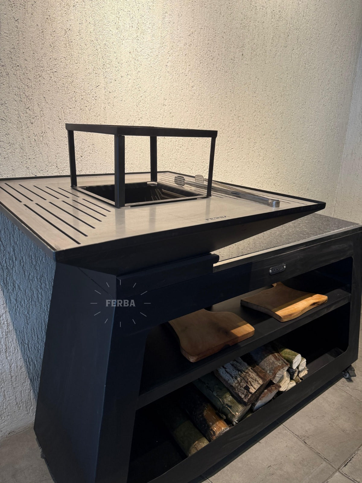 FERBA Loky Granit Tezgahlı Bahçe Barbekü