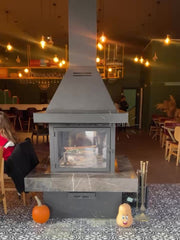 FERBA Mermer Kenarlı Orta Şömine