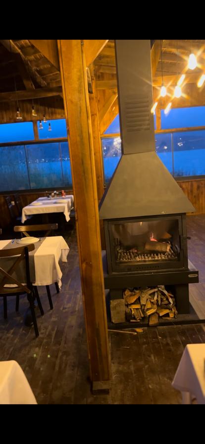 FERBA Metal Orta Şömine Odun Hazneli