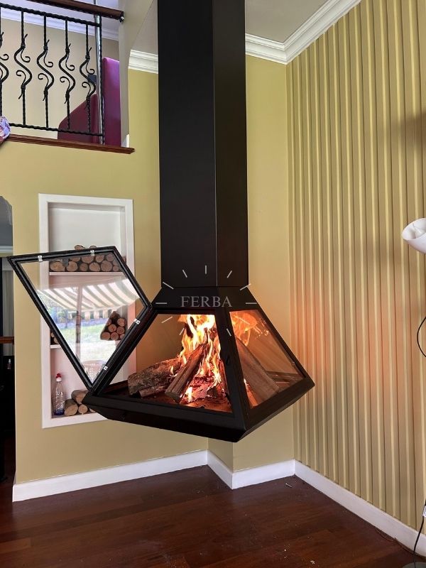 FERBA Prizma Orta Asma Şömine