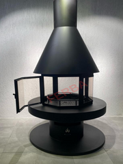 FERBA Prizmatik Yuvarlak Orta Şömine