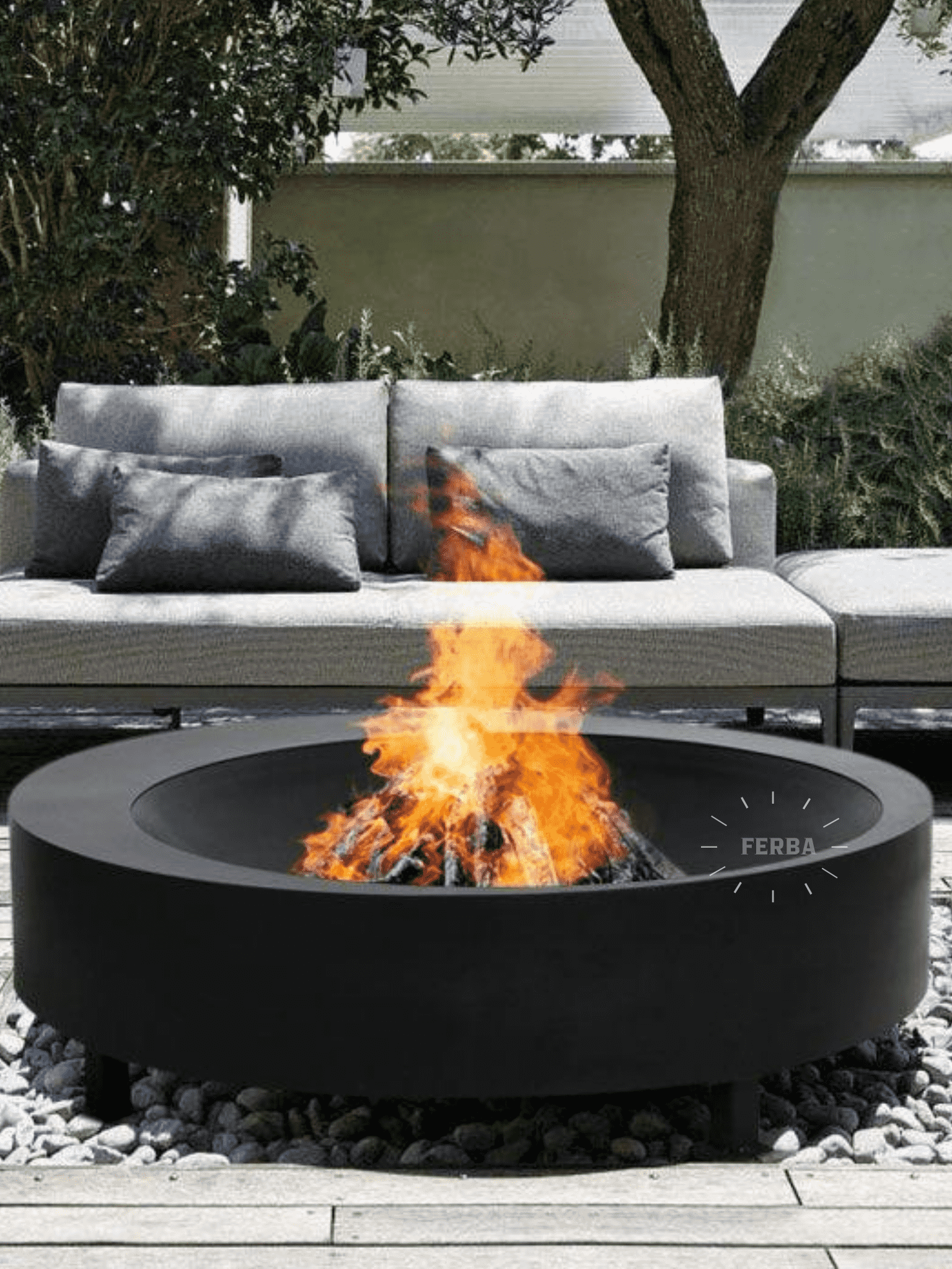 FERBA Samara Bahçe Şöminesi Ateş Çukuru