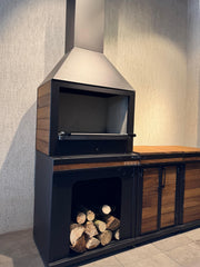 FERBA Sova İroko Bahçe Barbekü Mangal (Tezgahlı)