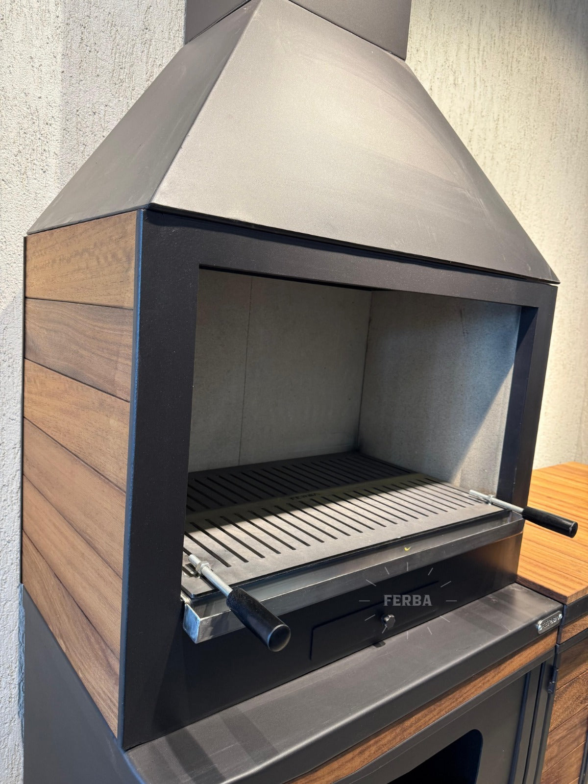 FERBA Sova İroko Bahçe Barbekü Mangal (Tezgahlı)