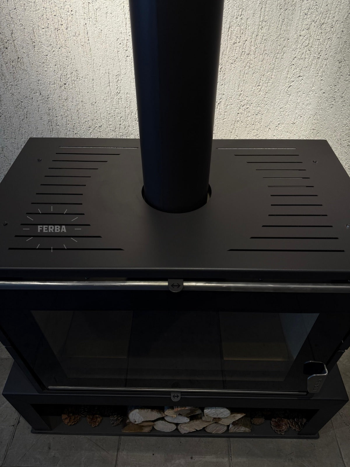 FERBA Vonka Üniteli Metal Şömine Soba