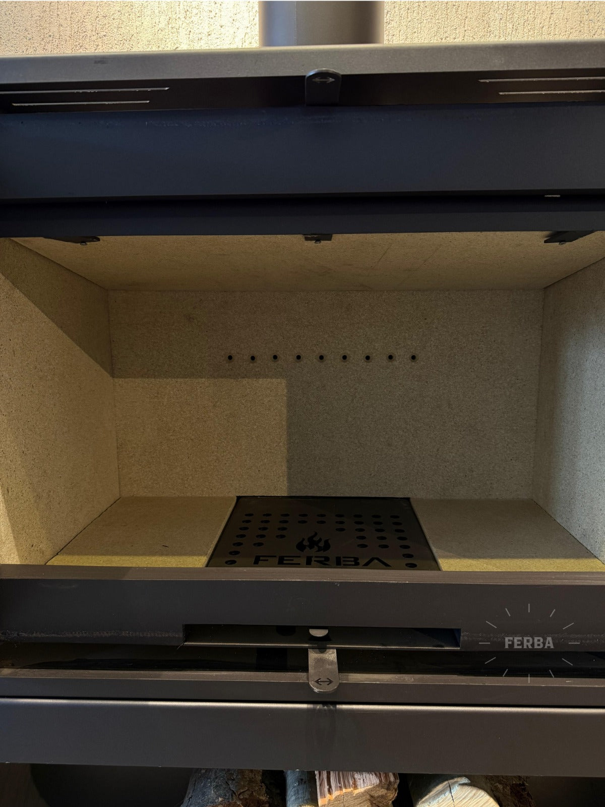 FERBA Vonka Üniteli Metal Şömine Soba