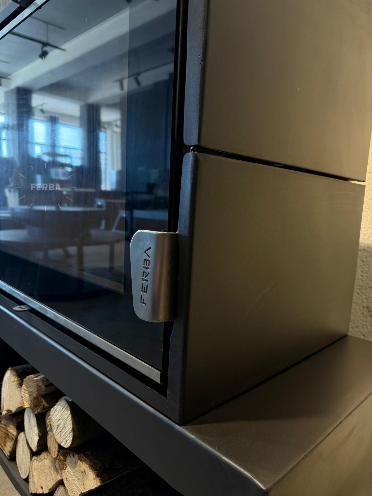 FERBA Vonka Üniteli Metal Şömine Soba