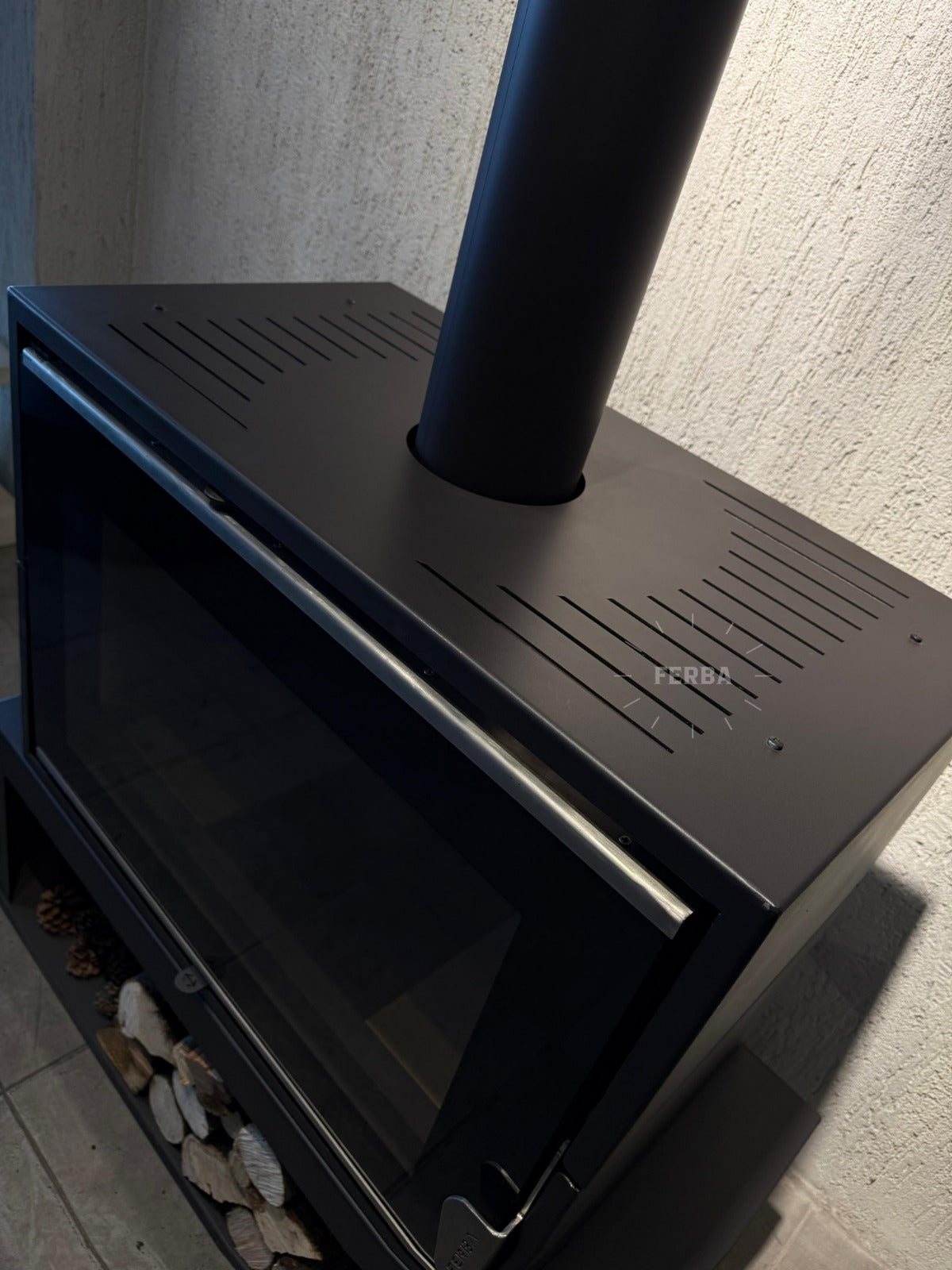 FERBA Vonka Üniteli Metal Şömine Soba