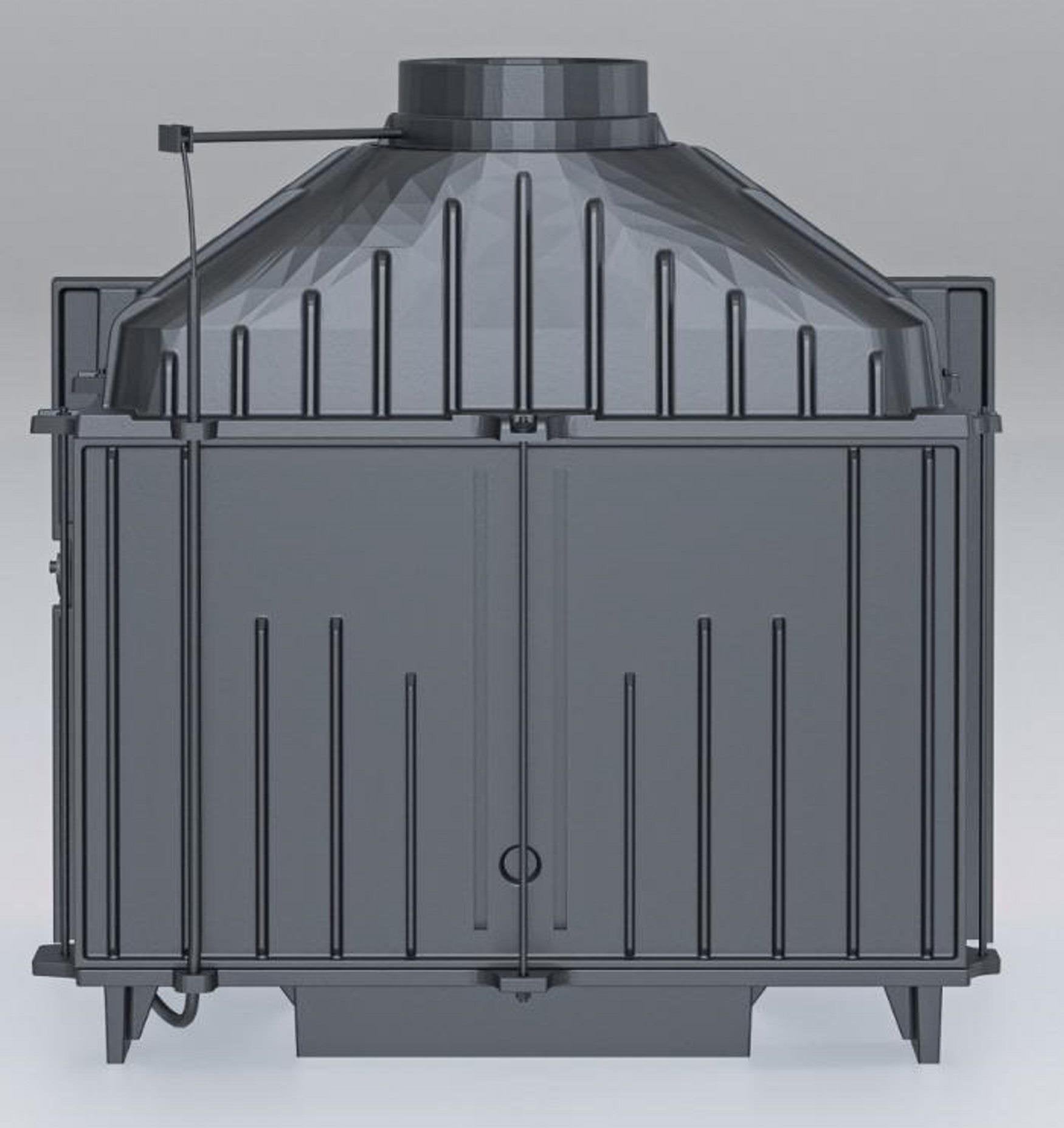 Gold Klapeli Döküm Sağ Açık Şömine Haznesi 70 cm