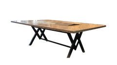 Gri Granit Mangal Masa (240x130 cm)-[12 Kişilik]