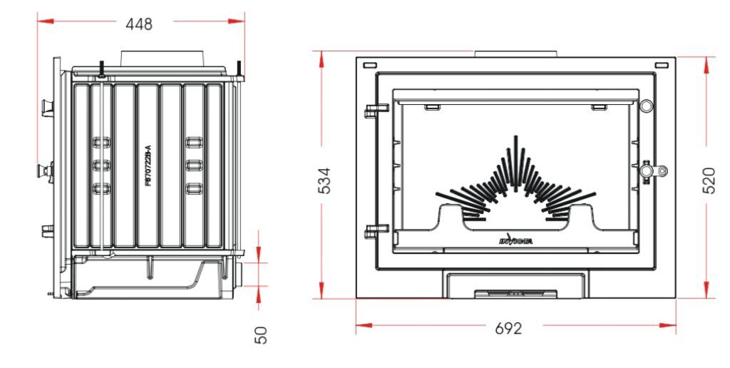 INVICTA 700 Elio Döküm Hazne