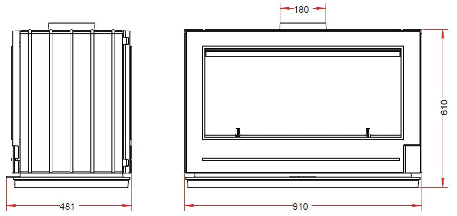 INVICTA Aaron Döküm Odun Sobası