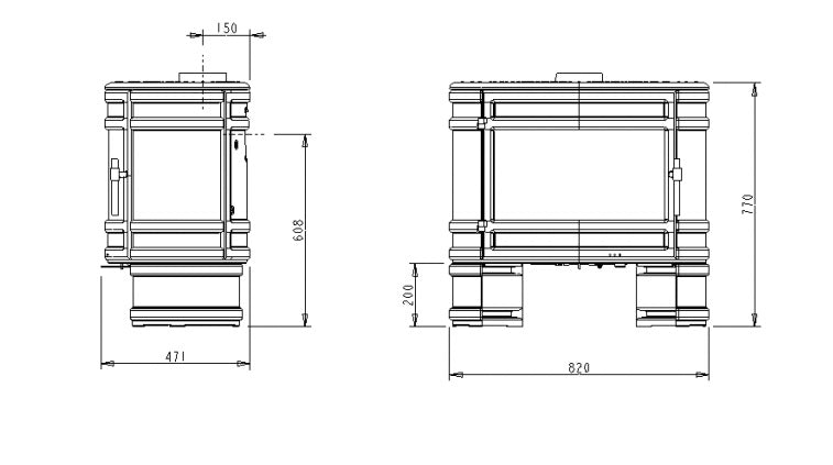 INVICTA Angor Döküm Odun Sobası