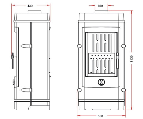 INVICTA Balham Döküm Odun Sobası