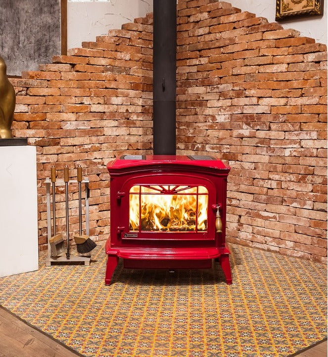 INVICTA Bradford Kırmızı Döküm Odun Sobası