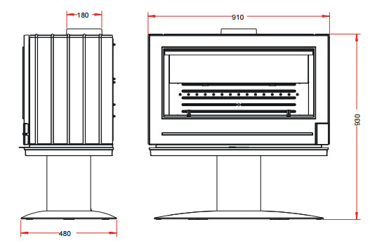 INVICTA Elton Döküm Odun Sobası
