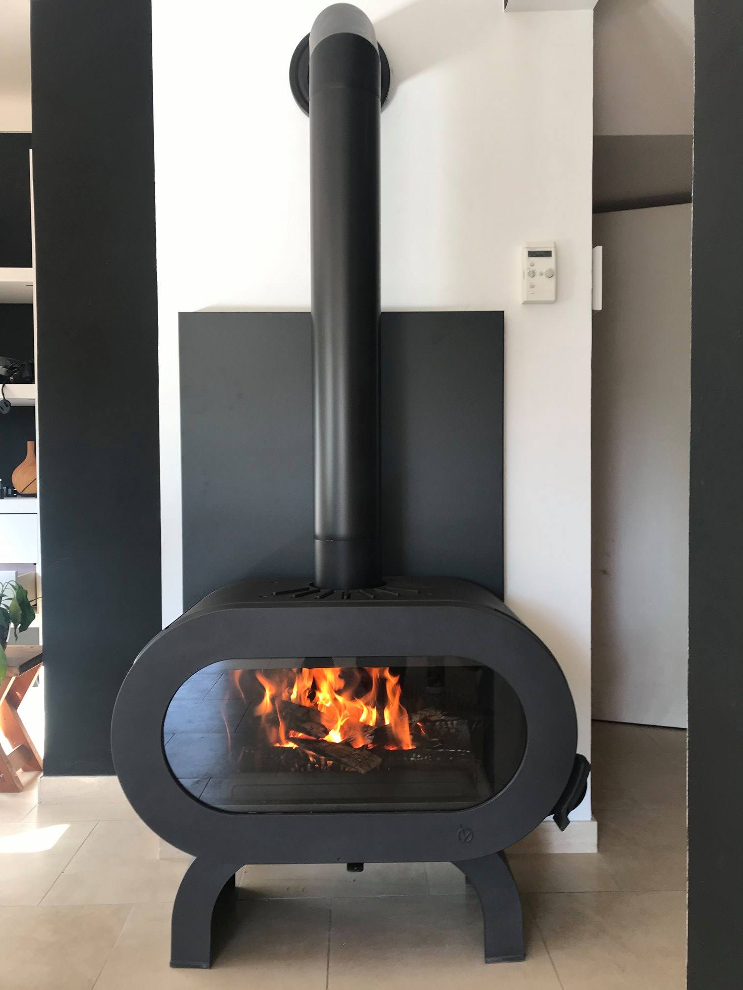 INVICTA Fifty Arche Antrasit Döküm Odun Sobası