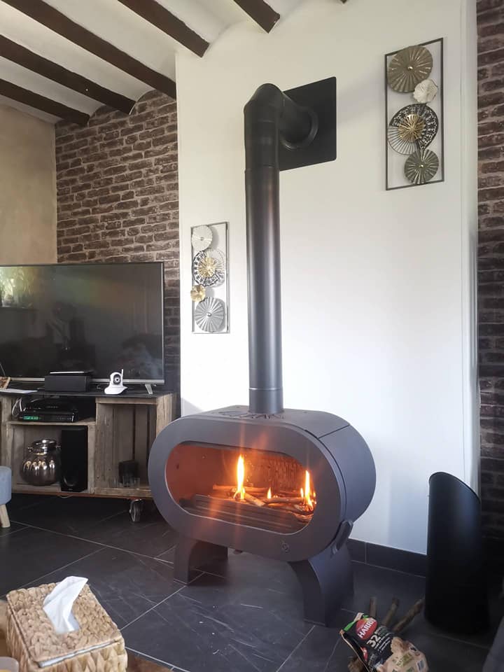 INVICTA Fifty Arche Antrasit Döküm Odun Sobası