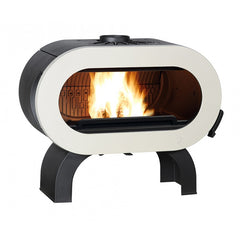 INVICTA Fifty Sur Arche Seramikli Krem Döküm Odun Sobası