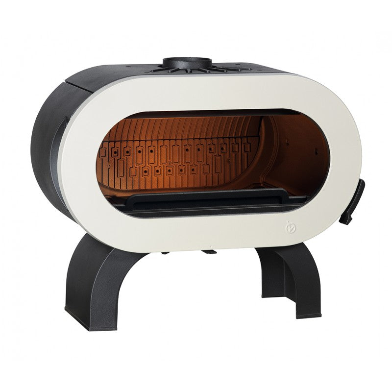 INVICTA Fifty Sur Arche Seramikli Krem Döküm Odun Sobası