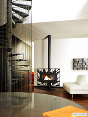 INVICTA Gaya Leaf (Feuille) Döküm Odun Sobası