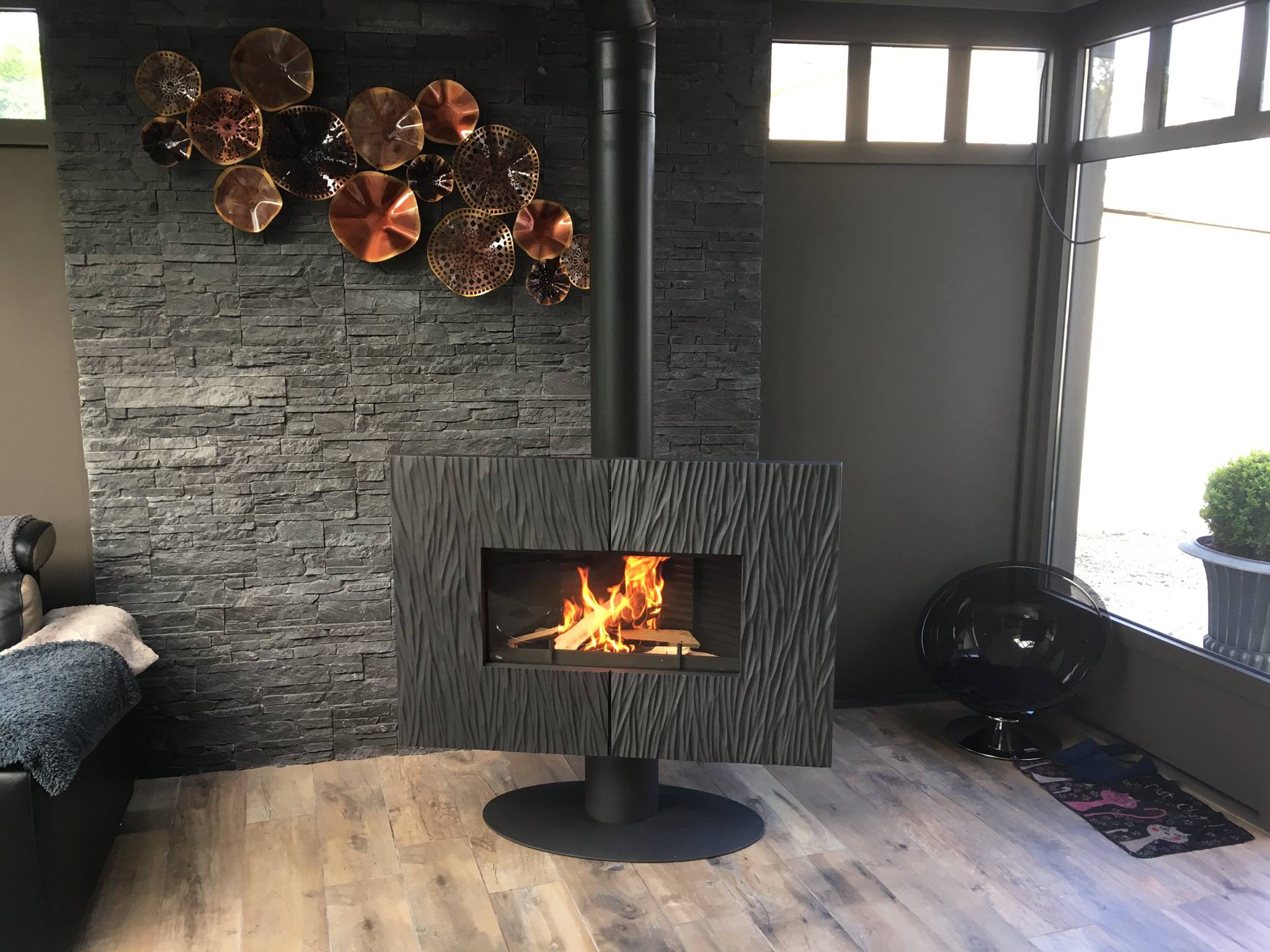 INVICTA Gaya Arduvaz (Ardoise) Odun Sobası