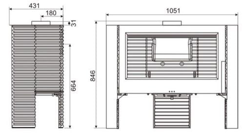INVICTA Itaya Döküm Odun Sobaşı
