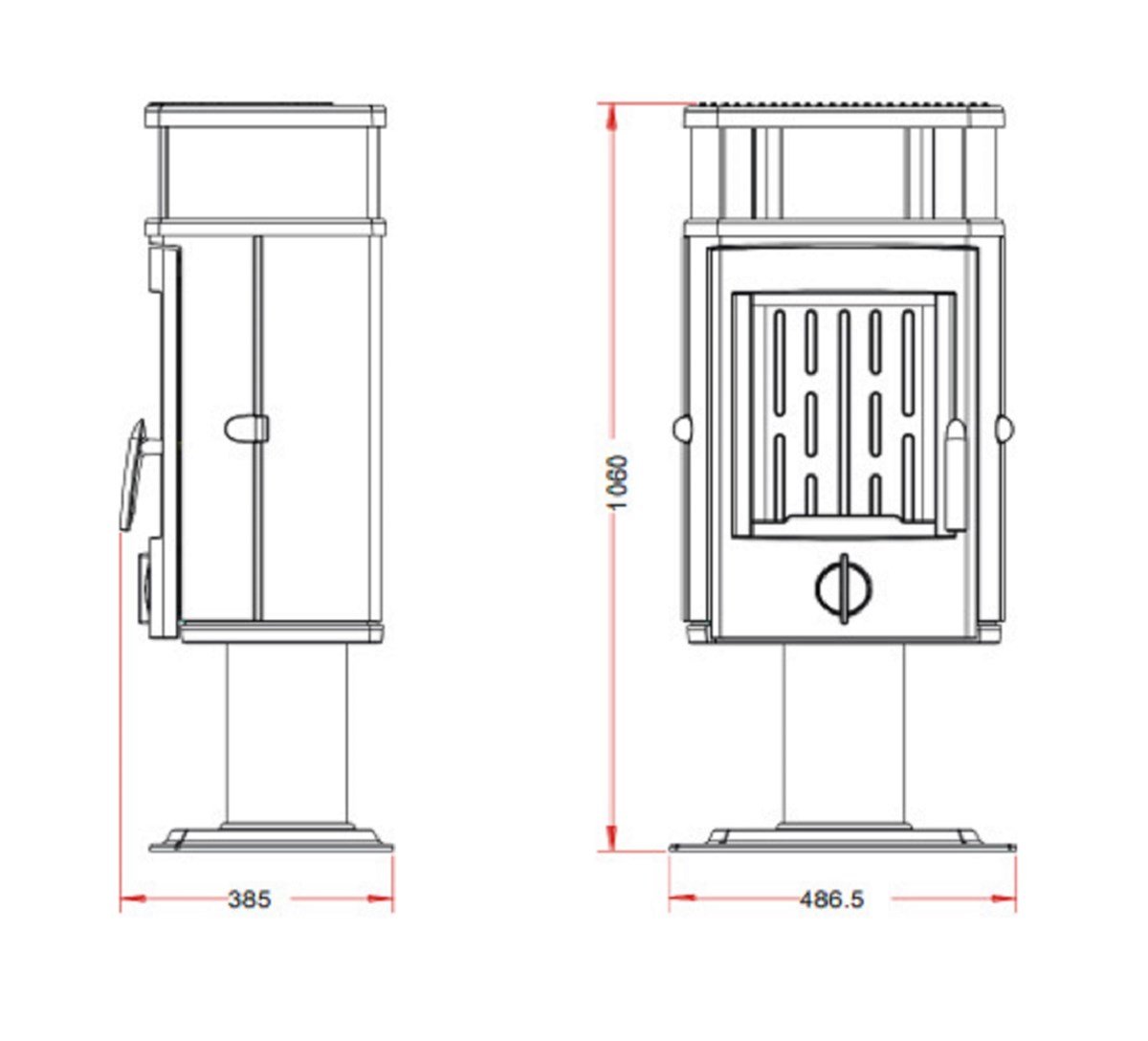 INVICTA Melville Döküm Odun Sobası