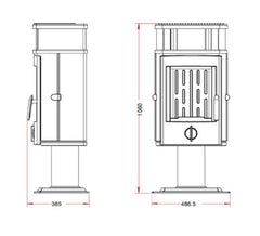 INVICTA Melville Döküm Odun Sobası