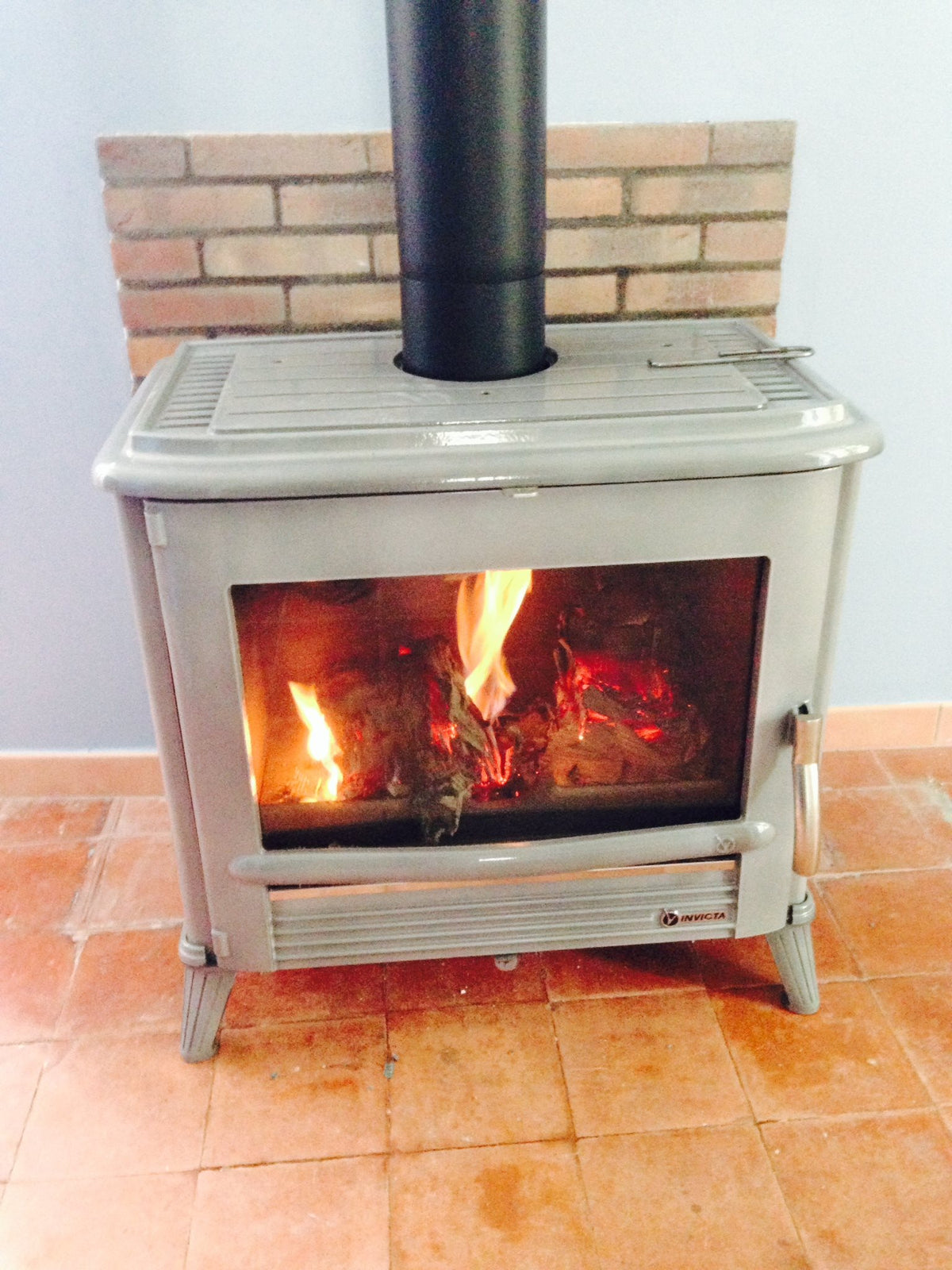 INVICTA Modena Döküm Odun Sobası Gri