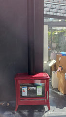 INVICTA Modena Kırmızı Döküm Odun Sobaşı