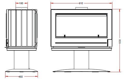 INVICTA Nelson Döküm Odun Sobaşı